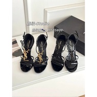 Saint Laurent YSL Big Logo High Heels - Women’s Fashion Statement Shoes