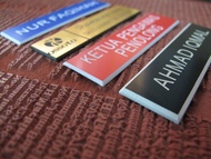 Name Tag / Tanda Nama + Pin/Magnet ~ Tag Nama Murid Sekolah / Tag Nama cikgu / Tag Nama Kakitangan K