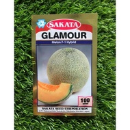 Benih Rock Melon Sakata Glamour F1 Hybrid 100pcs/pack