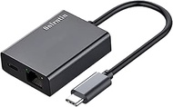 Snlrntin USB C to RJ45 Network Adapter Compatible with Google TV, USB C to Ethernet Adapter for MacB