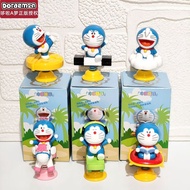 2025New Genuine Doraemon A Dreamy Time Series Doraemon Blue Fatty Healing Series Figurine Ornament