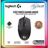 Logitech G102 Prodigy 8000 DPI Wired Gaming Mouse (910-005802)Logitech Malaysia Stock With Local War