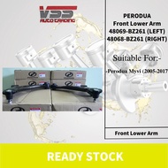ORIGINAL PERODUA MYVI 2005-2017 FRONT LOWER ARM SUSPENSION CONTROL (48069-BZ261 Left / 48068-BZ261 R