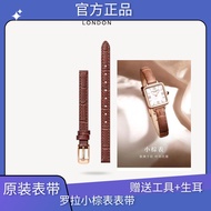 Lola small brown watch lola watch with original leather rose imported cowhide small square watch accessories retro watch strap female