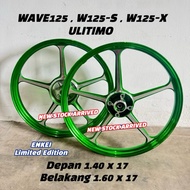 WAVE125 FG505 SPORT RIM ENKEI LIMITED EDITION W125 ULITIMO WAVE 125 S X 5 BATANG KL