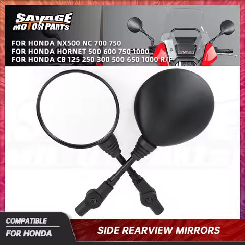 E9 Rearview Mirror For Honda NX500 NC700 NC750 S/X CB 125 250 300 Hornet 500 600 750 1000 R/F/X Moto