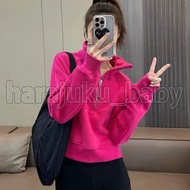 Lululemon Scuba女士寬鬆款煙囪領半拉鍊加厚拉絨衛衣 秋冬季 保暖 Parka Jacket 件褸 外褸 風褸 防風 外套 (By. HARAJUKU_BABY) harajuku bab