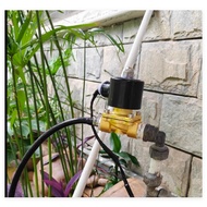 Normally closed (OFF) (NC) 1/2 solenoid valve water valve AC220V / 12VDC Biasanya tertutup (OFF) (NC