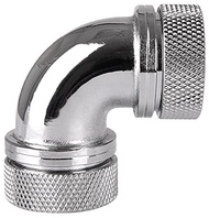 Pacific DIY LCS Chrome G1/4 PETG 16mm (5/8") OD Tube 90 Degree Dual Compression Fitting Cooling - CL