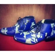 Men's army leather pdh shoes size 41 264