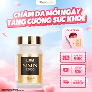 Viên uống trẻ hóa tăng độ đàn hồi rạng rỡ làn da - HM Medical NMN 12000+ (Vàng)