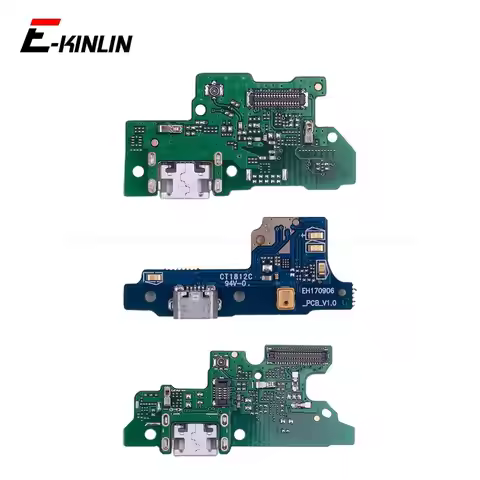 Charger Dock USB Charging Port Plug Board Microphone Mic Flex Cable For HuaWei Y9 Y7 Y6 Pro Y5 Lite 
