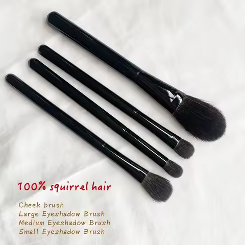 SQ Cheek Blush LMF Eye Shadow Makeup Brushes Extra-Soft Squirrel Hair Powder Blush Eye Smudge Blendi