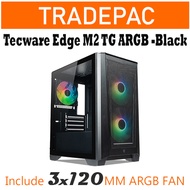 Tecware Edge M2 TG ARGB Case Black