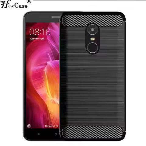 Case For Redmi Note 4 Case Xiaomi Redmi Note 4 4X Cases Silicone TPU Bumper Shockproof Carbon Cover 