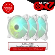 darkFlash C6MS Aurora Spectrum RGB 3-in-1 Fan - White