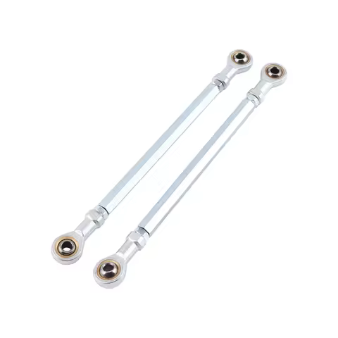 2 Pcs Upper Lower Adjustable Ball Joints Steering Inner Tie Rod Ends for ATV Four Wheeler Quad Go Ka