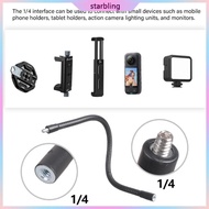 Star Flexible 28cm 35cm 48cm Bendable 1 4-20 Inch Male To Female Extension Rod For Camera Tripods Li