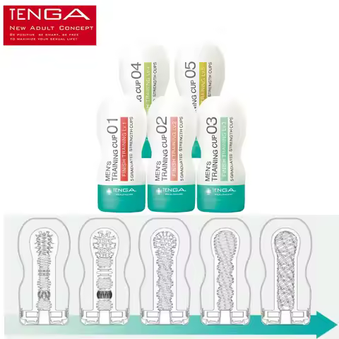 TENGA TRAINING CUP MTC and MTCK Training Cup Original Male Masturbation Cup Massasger Premature Ejac