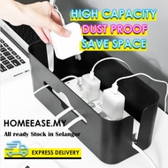 Cable Management Box Extension Plug Socket Storage Box Extension Plug Cable Organizer Extension Mana