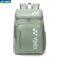YONEX กระเป๋าเป้สะพายหลังแบดมินตันกันน้ำกระเป๋านักเรียนไม้เทนนิสพร้อมชั้นวางรองเท้าอิสระ