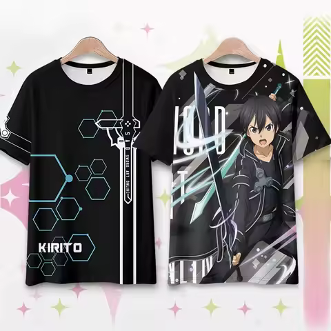 Sword Art Online AnimeT-Shirts Men Women Tee Shirt Short SleeveT Shirt Plus Size Tops