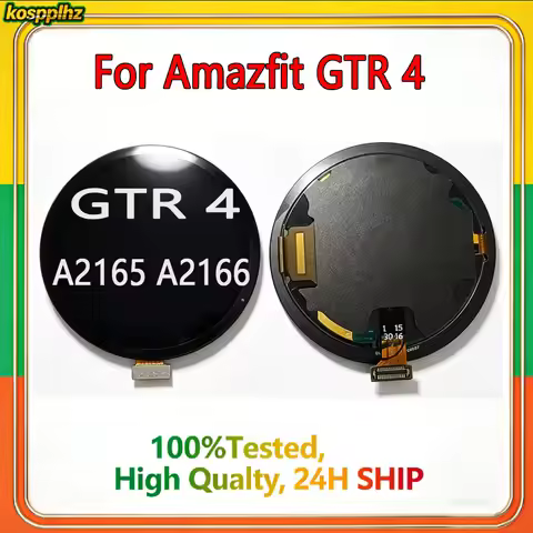 For Amazfit GTR 4 A2165 A2166 Touch Screen Digitizer LCD Glass Full Assembly For Amazfit GTR4 Watch 