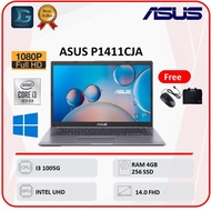Laptop ASUS P1411CJA I3 1005G1 4GB 256SSD W10 14,0"FHD NUMPAD TERMURAH