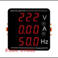 Volt meter Ampere meter HZ meter Digital 3in1 500V 100V CH-75VaHz voltmeter ampermeter hzmeter digit