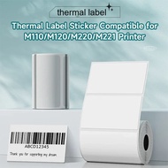 Compatible Marklife P50 Phomemo M220 M110 E210 Label Stickers Printer Thermal Paper Roll Multi Size 
