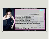濱崎步演唱會2025香港站門票卡套(不連門票)