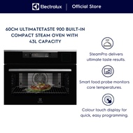 Electrolux KVAAS21WX 60cm UltimateTaste 900 Built-in Compact Steam Oven With 43L Capacity with 2 Years Warranty