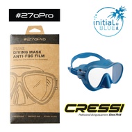 #270Pro Pure Anti Fog Film - Cressi F1 Big Eyes Evolution Scuba Diving Mask (Anti-Fog Film)