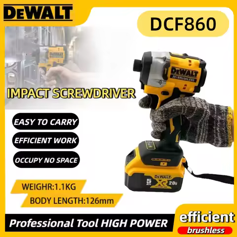 Dewalt DCF860 Brushless Electric Drill Screwdriver Cordless Compact Drill Rechargeable Power Tools F