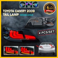 Toyota Camry ACV40 ACV41 2006 - 2011 Dynamic Tail Lamp Running Tail Light LED Lexus Style Lampu Bela