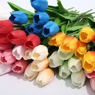 5Pcs Artificial Tulip Simulation Flower Bud Flower High-end Wedding Home Decor Fake Flower