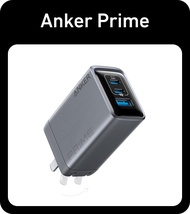 Anker Prime Anker GaN 100W ปลั๊กที่ชาร์จหลายพอร์ตประเภทชาร์จเร็วเหมาะ