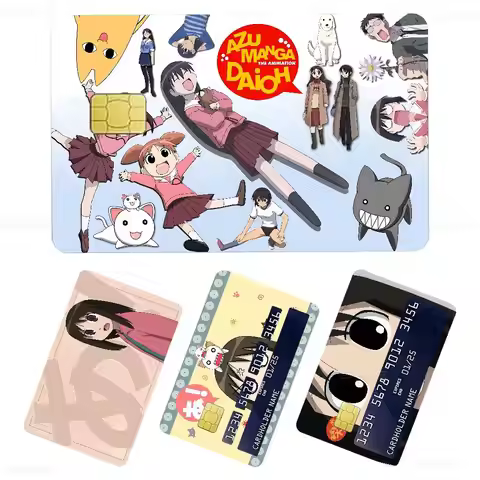Azumanga Daioh Osaka Ayumu Anime Young Creidt Card Debit Card Sticker Film Case Front Tape For Small