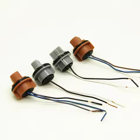 2pcs T20 7440 7443 LED bulb holder LED socket adapter connector LED parking side light lamp Wiring H