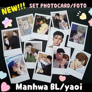 New set photo/photocard manhwa/boys love/bl/yaoi/shounen AI