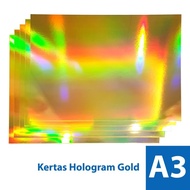 300 gsm A3/A3+ Gold Hologram Paper - Gold Paper - A Three