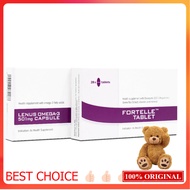 Fortelle (28's) + Lenus Omega-3 501mg For Female Fertility (28's) [NEW READY STOCK EXP 7/2025]