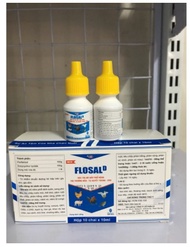 [ Hàng Chính Hãng] Flosal - D khò khè tụ huyết trùng cho chim cảnh gà đá (4 lọ 10 lọ x 10ML