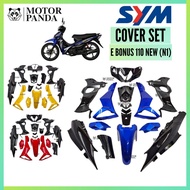 SYM SR BONUS 110 (N1) NEW EBONUS SR BONUS110 COVERSET COMPLETE COVER SET BODY CAVER KAVER KOVER YELL