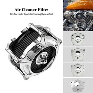 CM Exhaust Filter Air Purifier For Harley Sportster 883 1200 XL Iron Touring Road King Street Glide 