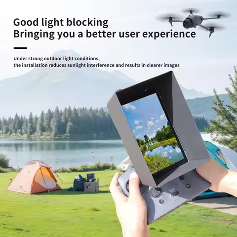 ​RC Pro 2 Screen Light Hood for DJI Mavic 4Pro Remote Control Light Shield Blocking and Scratch Resi