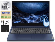 Lenovo 2021 Newest IdeaPad 3 15.6" HD TouchScreen Laptop Computer, Dual-Core Intel i3-10110U Up to 4