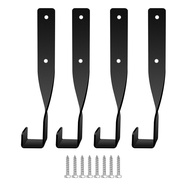 Ado)4pcs Chainsaw Holder Bracket Wall-Mounted Backpack Blower Rack Heavy-Duty Garage Tool and Access