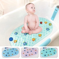 69*39cm Bathtub Mat Baby Kids Bath Mat Anti-Slip Mat Cartoon Non-Slip Bath Mat Massage Shower Mat with Suction Cups