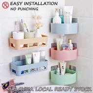 Bathroom Corner Racks Wall Storage Organizer Toilet Rack Shower Shelf Corner Drain Rack Rak Tandas R